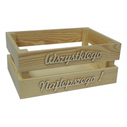 Skrzynka 33x22 wszystkiego najlepszego